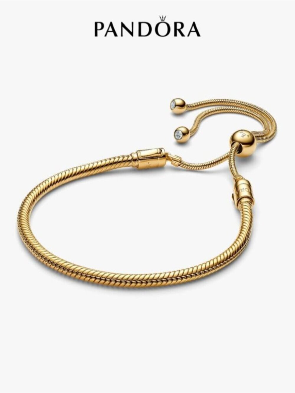 Pandora Snake Chain Slider Bracelet